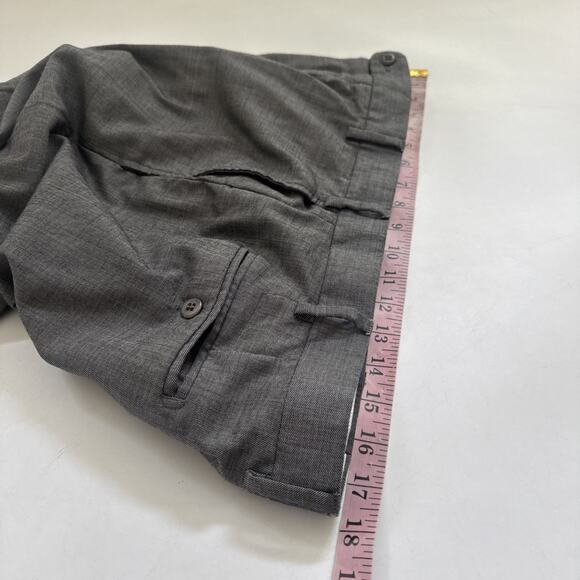 VINTAGE Zanella GRAY Virgin WOOL Trouser Men’s 36x28 Made in ITALY - Picture 10 of 11